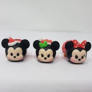 Disney Tsum Tsum Mini Figures Minnie Mickey Christmas